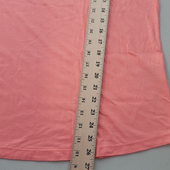 KAREN SCOTT Womens Plus 0X Solid Coral - Picture 5 of 13